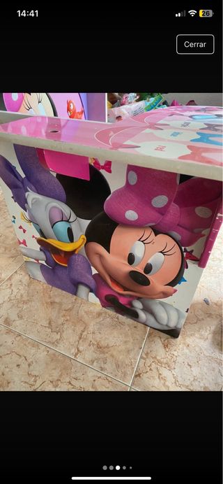 Pupitre infantil Minnie Mouse
