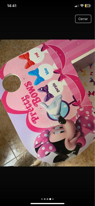 Pupitre infantil Minnie Mouse