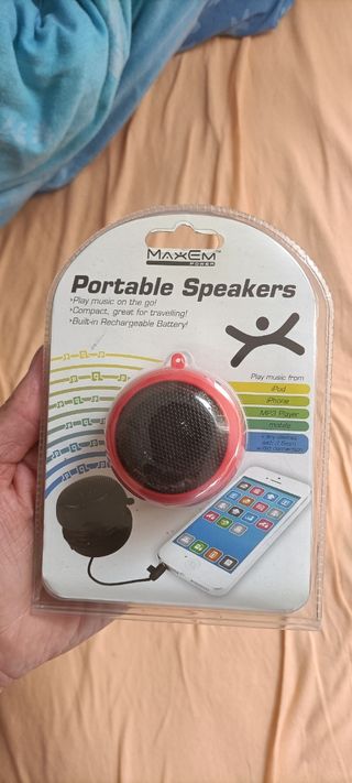 Speaker Portatile MAXEM Rosso