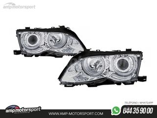 FAROS DELANTEROS OJOS DE ANGEL CCFL PARA BMW SERIE 3 E46 / BERLINA / TOURING