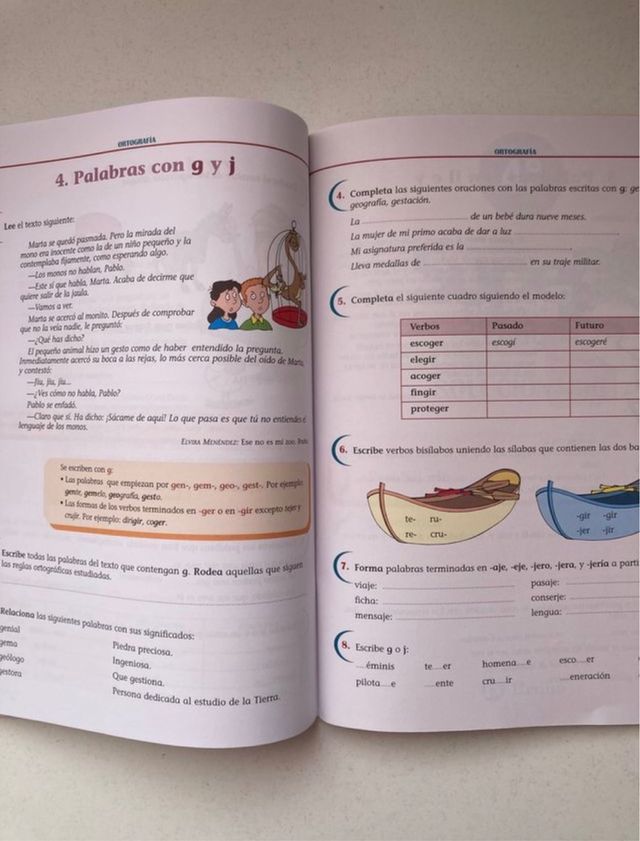 Cuaderno ejercicios dificultades Lengua 4ºPrimaria
