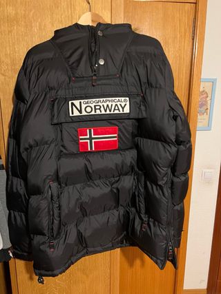 Abrigo Negro Norway Talla M