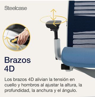 Silla de oficina Steelcase gama alta