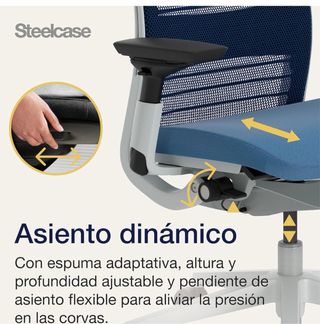 Silla de oficina Steelcase gama alta