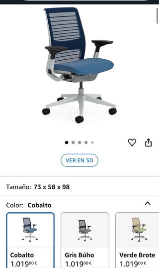 Silla de oficina Steelcase gama alta