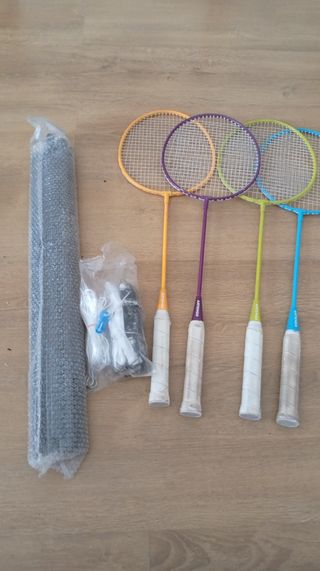 Bádminton con bolsa