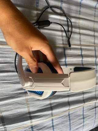 Cuffie Gaming PlayStation Blu e Bianche