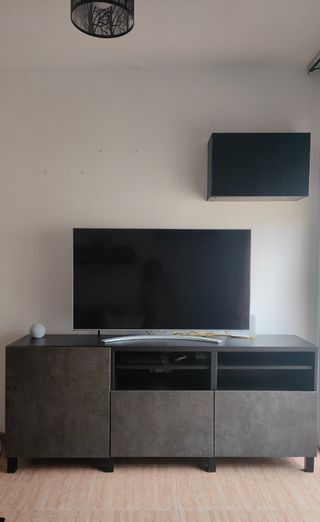 Conjunto comedor Besta Ikea negro
