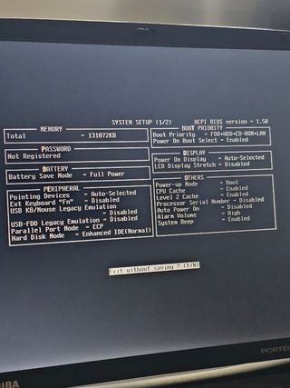 Notebook Toshiba Portege 3440CT