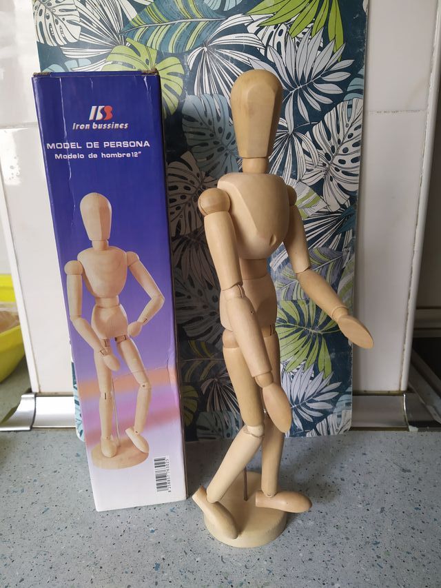 Maniquí de Madera para Dibujo