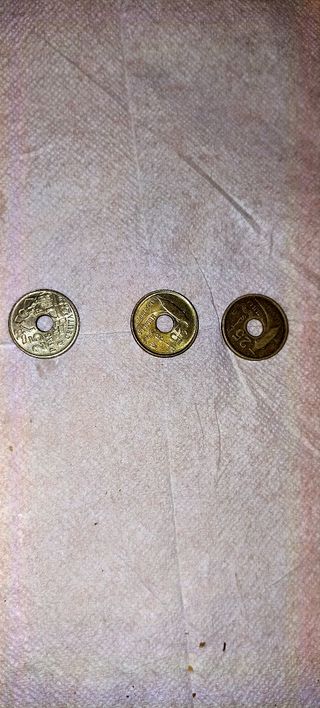 Monedas 25 Pesetas Ceuta y Melilla