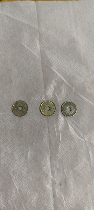 Monedas 25 Pesetas Ceuta y Melilla