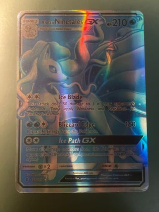 Carta Pokemon Alolan Ninetales GX 132/145