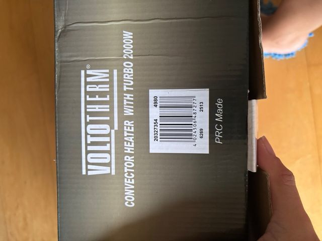 Convector 2000W con turbo