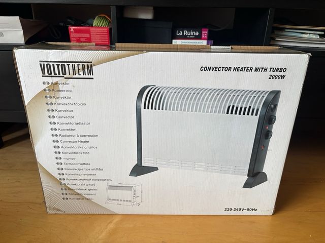 Convector 2000W con turbo