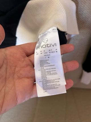 Maglia Motivi nera con fiocchi taglia M