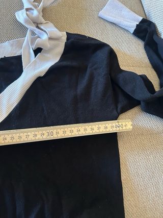 Maglia Motivi nera con fiocchi taglia M