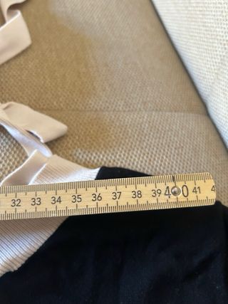 Maglia Motivi nera con fiocchi taglia M