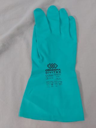 8 Pares Guantes Nitrilo Químico CODESPA