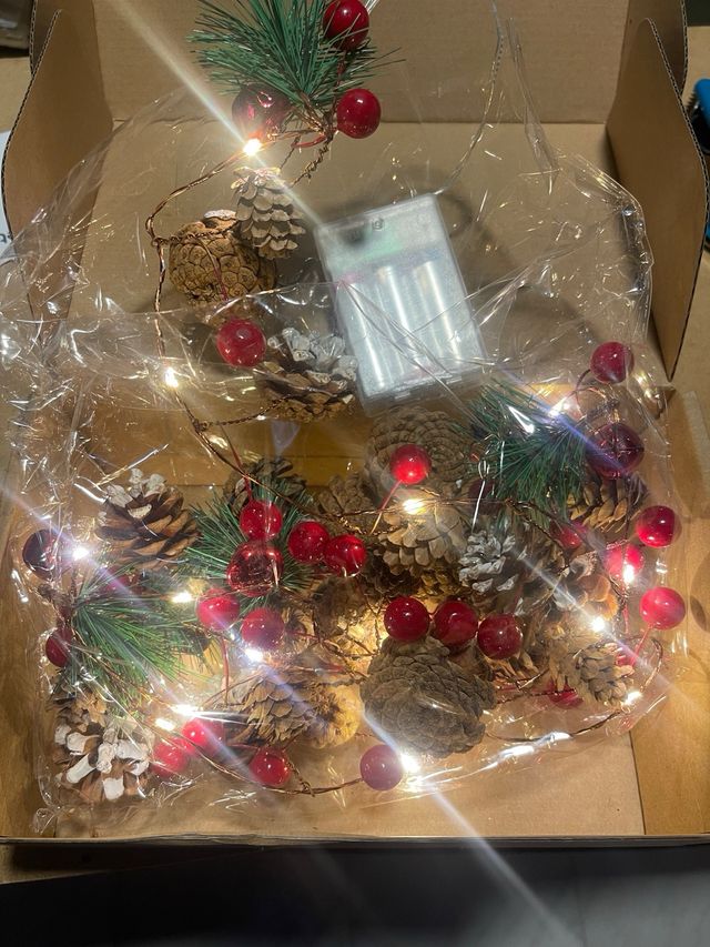 Guirnalda de luces navideñas