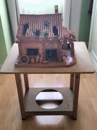 Mesa camilla de madera