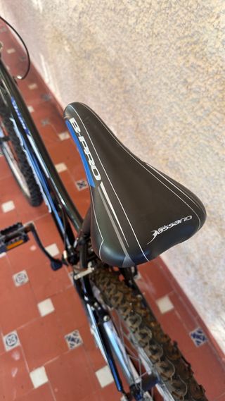 Bicicleta de montaña negra