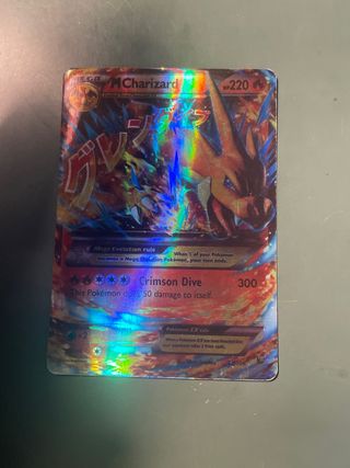 M Charizard EX Carta Pokemon Holo