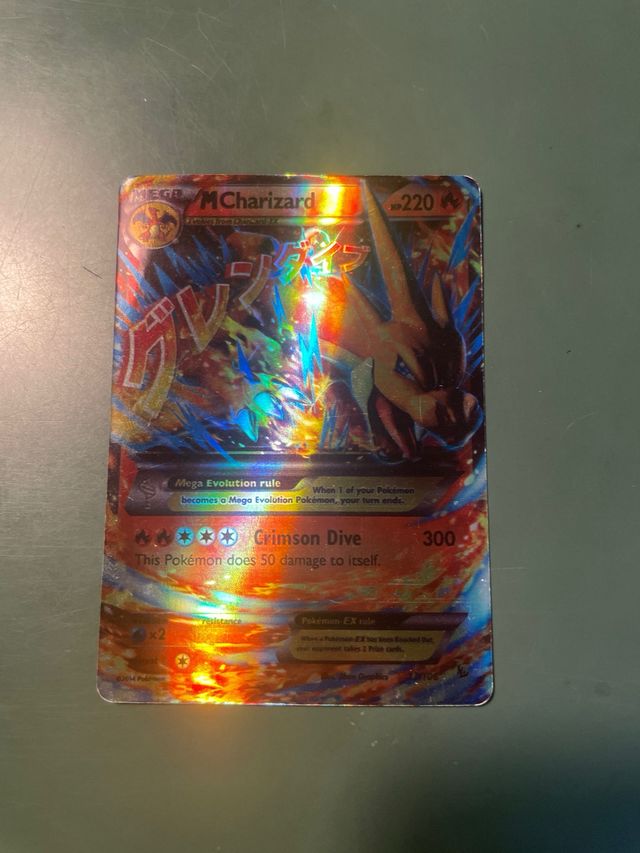 M Charizard EX Carta Pokemon Holo