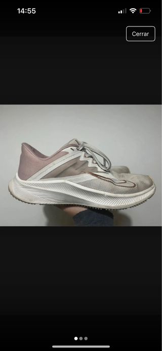 Zapatillas Nike Deportivas Rosa y Blancas