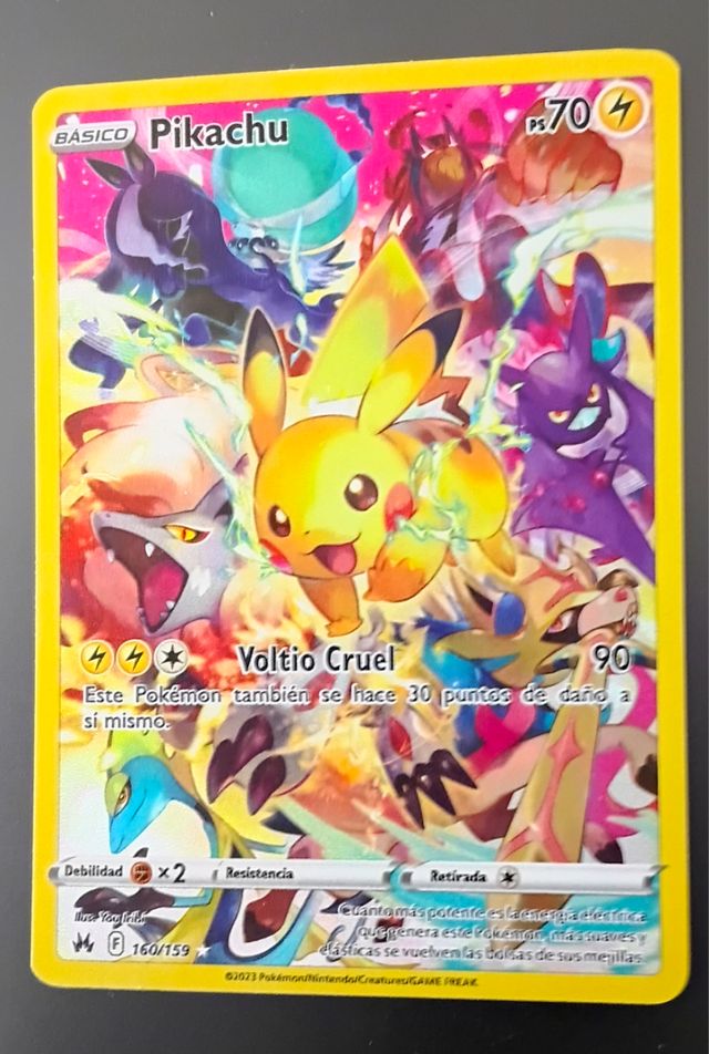 Carta Pokémon Pikachu Básico 160/159