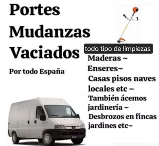 Se hacen todo tipo de limpiezas mudanzas vaciados