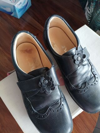 Zapatos planos negros mujer T34