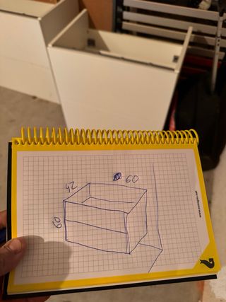 Mueble baño IKEA ENHET 60cm 