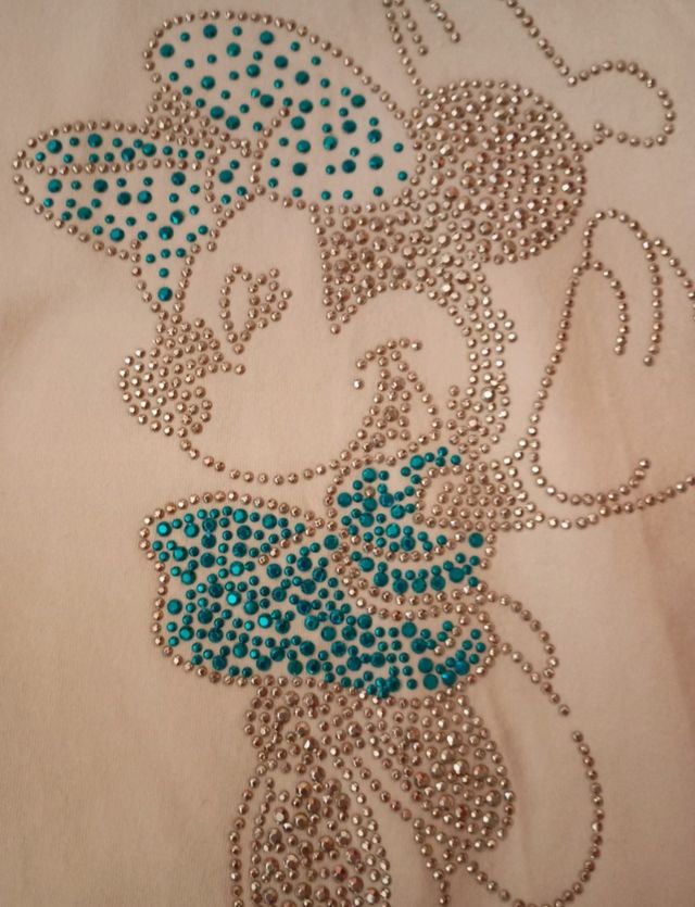 Maglietta Disney Minnie con strass