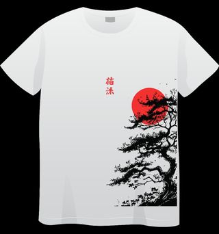Camiseta Estilo Samurai 
