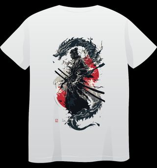 Camiseta Estilo Samurai 
