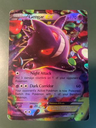 Gengar EX Carta Pokémon 34/119