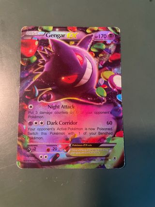 Gengar EX Carta Pokémon 34/119