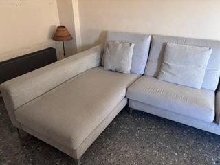 Sofá 3 plazas con Chaise Longe /Gris