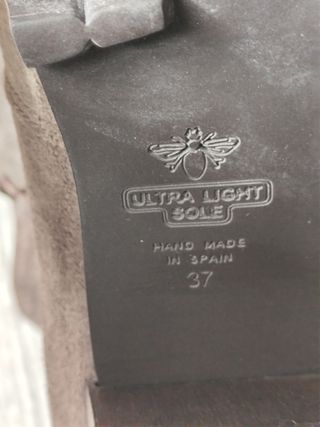 Botines de tacón marrones