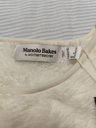 Pijama Mujer Manolo Bakes Beige/Rosa Talla M