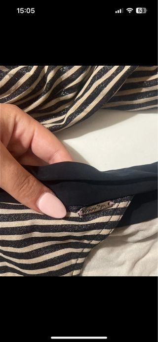 Bikini Banana Moon Beige Rayas