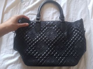 Borsa Desigual trapuntata nera