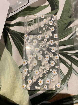 Cover trasparente OPPO A16s con fiori