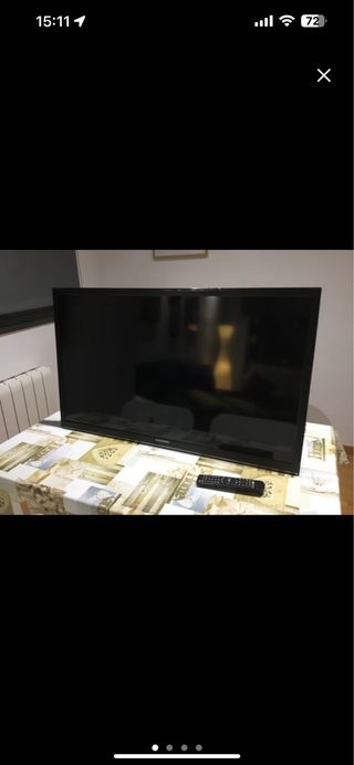 TV 40 Negra
Con mando y soporte pared