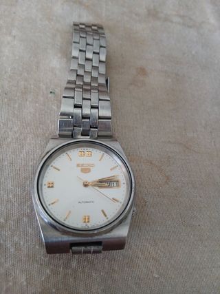 Reloj Seiko Automático Plata