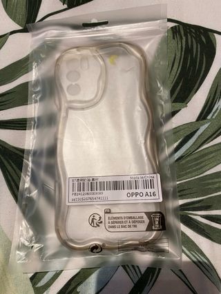 Custodia trasparente OPPO A16s con luna