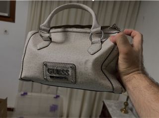 Bolso Guess Beige Mujer