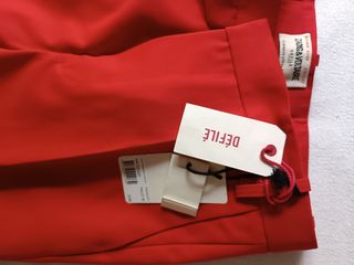 Pantalón de lana merino Ztadig & Voltaire Rojo