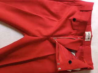 Pantalón de lana merino Ztadig & Voltaire Rojo